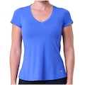 Camiseta Authen Keep Cool Decote V UV50 Feminina AZUL