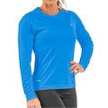 Camisa Poker Fator de Proteção UV 50+ Feminina AZUL