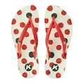 Chinelo Kenner Ibiza Tomates Feminino BRANCO/VERMELHO