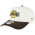 Boné New Era 9Forty A-Frame Los Angeles Lakers NBA Masculino OFF WHITE