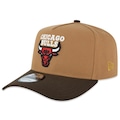 Boné New Era 9Forty A-Frame Chicago Bulls NBA Masculino BEGE