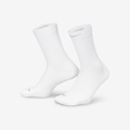 Meia Nike Fast Lightweight Crew Unissex BRANCO/CINZA