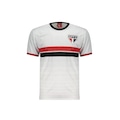 Camiseta do São Paulo Braziline M/C Tela Infantil BRANCO/VERMELHO