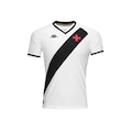 Camiseta do Vasco II Kappa M/C 25/26 Infantil BRANCO/PRETO