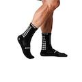 Meia de Futebol Prosocks Grip Draft Adulto PRETO/BRANCO