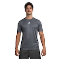 Camiseta adidas M/C Own The Run Basic Masculina CINZA/BRANCO