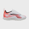 Chuteira De Society Puma Ultra 5 Play Velcro Memphis Infantil BRANCO
