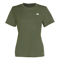 Camiseta Feminina adidas Own The Run 3 Listras VERDE
