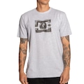 Camiseta DC Shoes DC Star Chrome Silver Masculina CINZA
