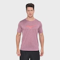 Camiseta Mizuno Run Spark Mescla Masculina VERMELHO