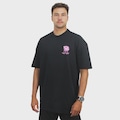 Camiseta Lost x Bob Esponja Octopus Saturm Black - Masculina PRETO