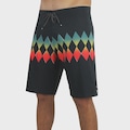 Bermuda Billabong Andy Irons Tribong Ciclo Pro Rasta - Masculina PRETO
