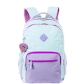 Mochila Sestini 2 Compartimentos College Crinkle 4 27 Litros AZUL CLA/ROXO