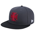 Boné New Era 9Fifty Vasco da Gama Futebol Masculino CINZA