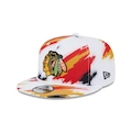 Boné New Era 9Fifty Snapback Chicago Blackhawks NHL Masculino BRANCO