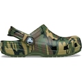 Sandália Crocs Classic Camouflage Clog T Army Infantil VERDE