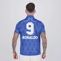 Camisa do Cruzeiro Retrô 1993 9 Ronaldo Masculina AZUL