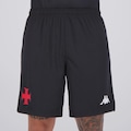 Calção Kappa Vasco Treino Goleiro 25/26 Masculino PRETO