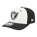 Boné New Era 970 Las Vegas Raiders Stretch Snap Masculino BRANCO