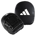 Luva de Foco Curta em couro adidas Elite Mini Mitt Square PRETO/BRANCO