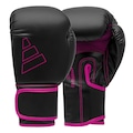 Luva de Boxe em PU adidas Hybrid 80 PRETO/ROSA ESC