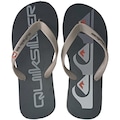 Chinelo Quiksilver Molokai Three Logo Masculino PRETO