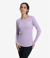 Camiseta Feminina Hyper Tee Manga Longa The North Face LILAS