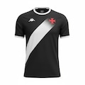 Camisa Do Vasco da Gama Kappa Supp Graphik - Masculino PRETO/BRANCO