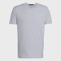 Camiseta adidas Designed 4 Training 3 Listras Masculina CINZA
