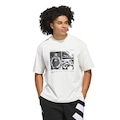 Camiseta adidas Anthony Edwards Masculina BRANCO