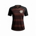 Camisa do Flamengo Consciência Negra Diamante Braziline - Feminina PRETO/MARROM
