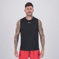 Camiseta Regata Oakley Wave Tank Masculina PRETO