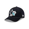 Boné New Era 9Forty M-Crown A-Frame San Jose Sharks NHL Masculino PRETO