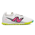 Chuteira Society Adulto New Balance Furon Dispatch FG V7+ BRANCO