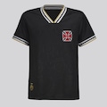 Camisa Vasco Jacquard Infantil PRETO