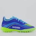 Chuteira Society Infantil adidas F50 Messi League AZUL