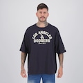 Camiseta New Era MLB Los Angeles Dodgers Heritage Masculina AZUL ESCURO