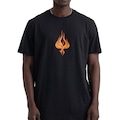 Camiseta MCD Aviamentação Fogo SM26 Masculina PRETO