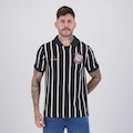 Camisa Polo Corinthians Retrô Japão Masculina PRETO