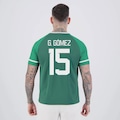 Camisa Palmeiras Verdão Escudo Verde 15 Gustavo Gómez Masculina VERDE