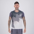 Camiseta Diadora Esportiva Logo Masculina CINZA