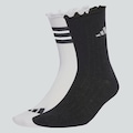 Kit Meia adidas Glow 2 Pares BRANCO