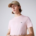 Camiseta Lacoste Pima Masculina ROSA BEBE
