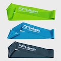 Kit com 3 Mini Bands Poker Leve, Média, Forte PRETO