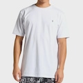 Camiseta Volcom Silk MC Stone Blanks Plus Size Masculina BRANCO