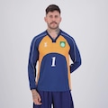 Camisa Palmeiras Goleiro Retrô 2000 ML Masculina AZUL ESCURO