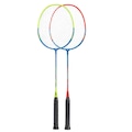 Kit Badminton DHS P280 com 2 Raquetes AZUL