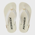 Chinelo Kenner Kivah Colors Masculino BRANCO