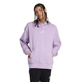 Blusão de Moletom com Capuz de tecido felpudo adidas ALL SZN Masculino ROXO