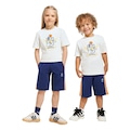 Conjunto adidas Camiseta Disney Mickey Mouse Infantil BRANCO